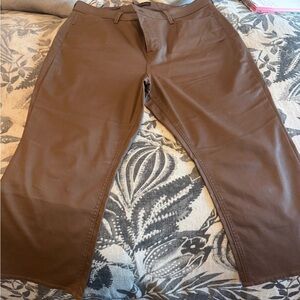 Talbots Chocolate Demi Boot Crop Jeans